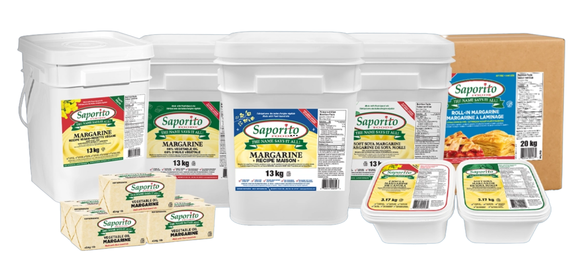 Margarine tubs
